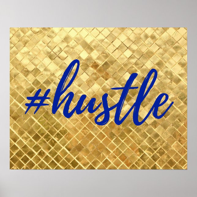 Gros Effet De Huile D'Or Poster Hustle (Devant)