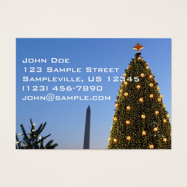 Gros et petits arbres de Noël II Vacances à DC (Devant)
