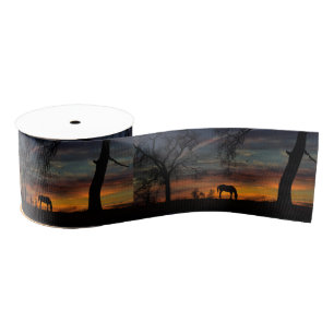 Gros-grain Beau Sunset Sud-Ouest et Ruban Horse