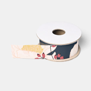 Gros-grain Cosmos rose pour bébé à ruban Grosgrain de 1,5 po 