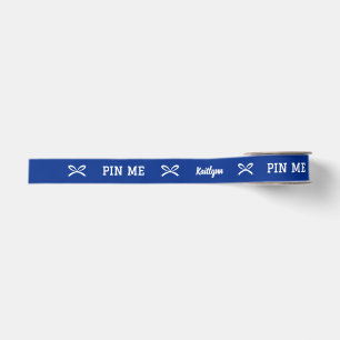 Gros-grain Épingle personnalisée Ruban Pin Me joli nœud perso