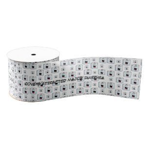Gros-grain papier toilette ruban décoratif