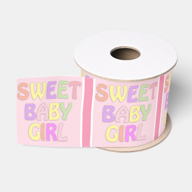 Gros-grain Ruban bébé fille (Bobine)