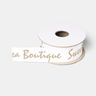 Gros-grain Ruban d'affaires - Sweet Pea Boutique Violet Beige