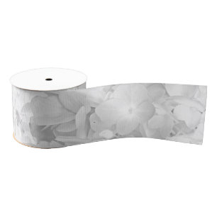 Gros-grain Ruban d'artisanat blanc Floral Hydrangea