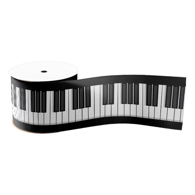 Gros-grain Ruban de clavier de piano (Bobine)