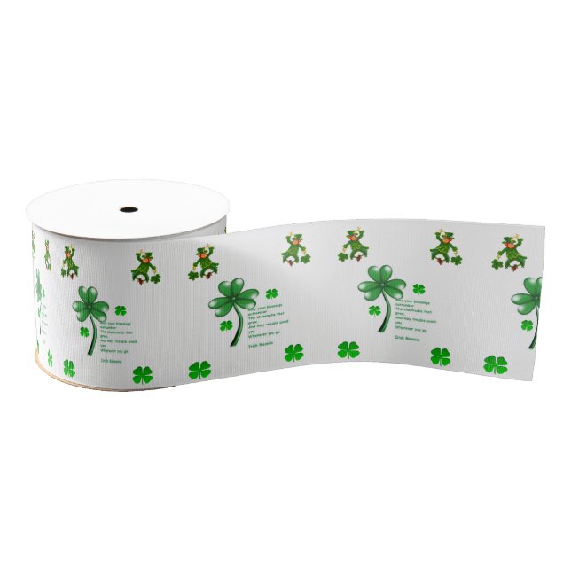 Gros-grain Ruban de la Saint Patrick (Bobine)