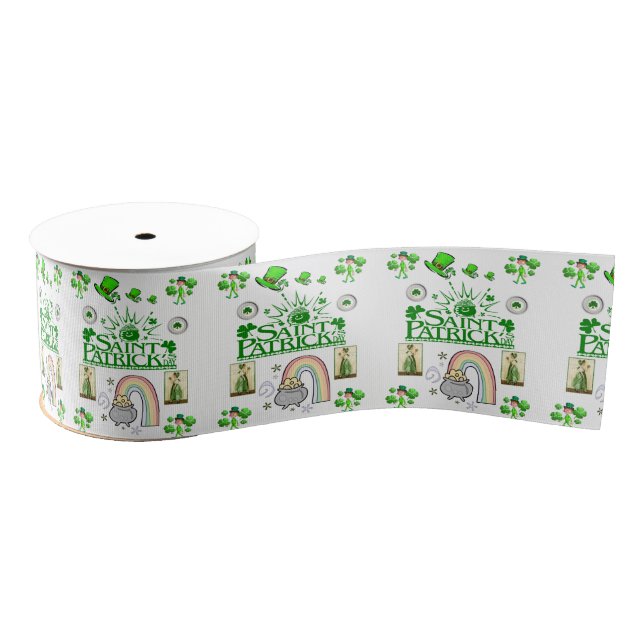 Gros-grain Ruban de la Saint Patrick (Bobine)