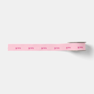 Gros-grain Ruban de maman en texte rose foncé sur le ruban
