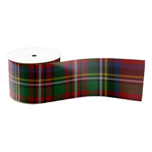 Gros-grain Ruban de Noël Tartan Rouge Zazzle Bows & Ribbons