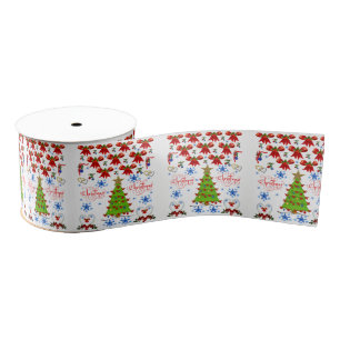 Gros-grain ruban décoratif noël