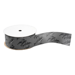 Gros-grain Ruban Dolphin Ruban Papier Dolphin Art personnalis