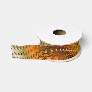 Gros-grain Ruban Grosgrain en Fausse Peau de Serpent Tons Ter