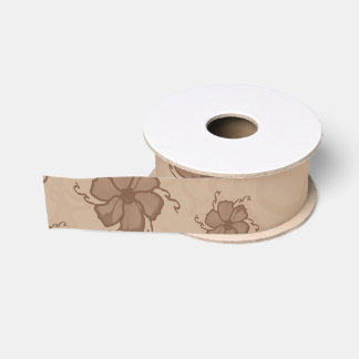 Gros-grain Ruban Grosgrain Monochrome FTF dans les Tons Terre