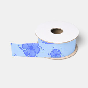 Gros-grain Ruban Grosgrain Monochrome FTF en Bleu