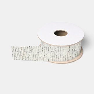 Gros-grain Ruban manuscrit Vintage Abstrait