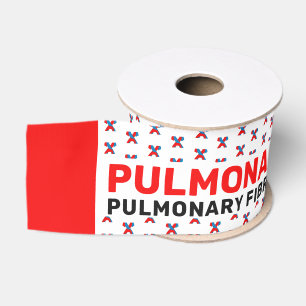 Gros-grain Ruban Motif de sensibilisation à la fibrose pulmon