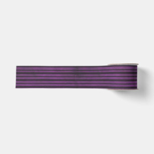 Gros-grain Ruban rayé violet et noir Halloween