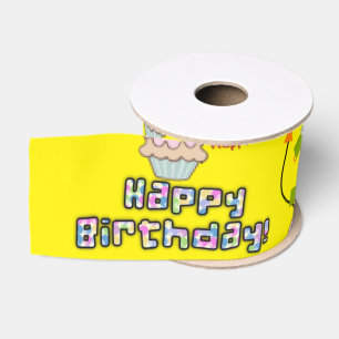 Gros-grain Ruban, Ruban #1 Premier anniversaire, Joyeux anniv