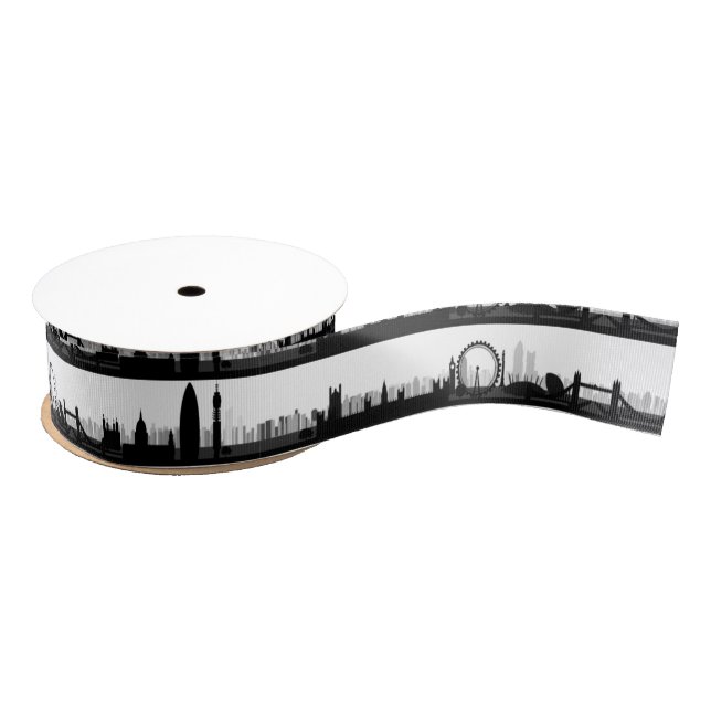 Gros-grain Ruban Skyline de Londres (Bobine)