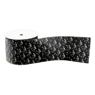 Gros-grain squelettes décoratifs en ruban