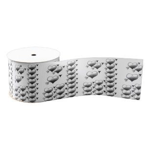 Gros-grain véntines de ruban décoratif amour