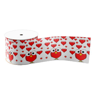 Gros-grain véntines de ruban décoratif amour
