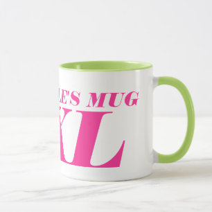 Gros jumbo géant personnalisé XL grande tasse à