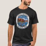 Gros Morne National Park Canada Travel Art Vintage T-Shirt<br><div class="desc">Gros Morne National Park vector art design. The Park has fjords and mountains that tower above a diverse panorama of beaches and bogs,  forests and barren cliffs.</div>