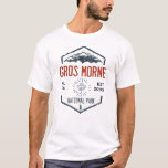 Gros Morne National Park Canada Vintage Distressed T-Shirt<br><div class="desc">Gros Morne National Park Distressed Badge with unique park themed maple leaf design. The Park has fjords and mountains that tower above a diverse panorama of beaches and bogs,  forests and barren cliffs.</div>
