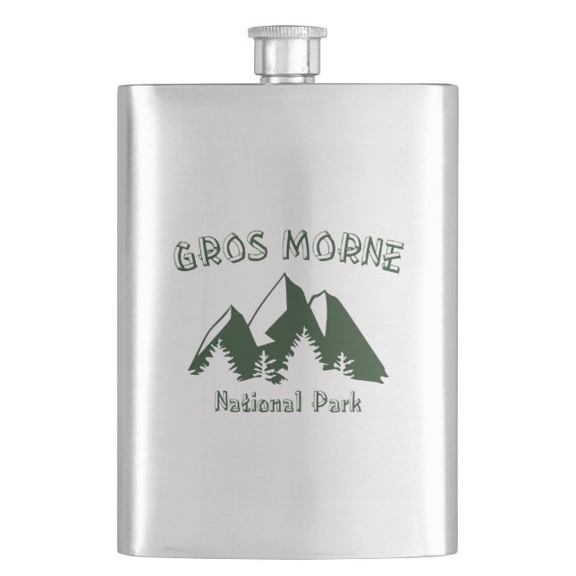 Gros Morne National Park Hip Flask (Front)