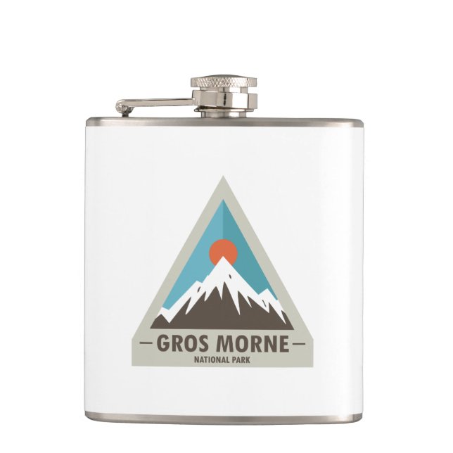 Gros Morne National Park Hip Flask (Front)