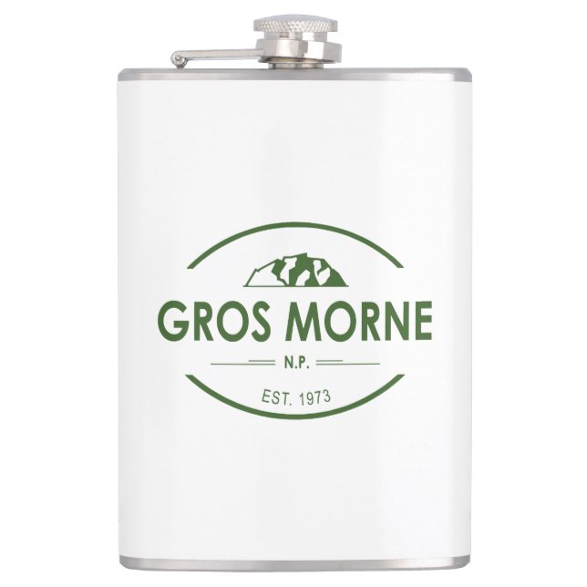 Gros Morne National Park Hip Flask (Front)