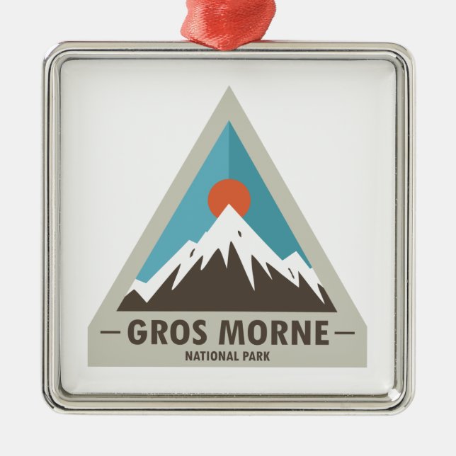Gros Morne National Park Metal Ornament (Front)