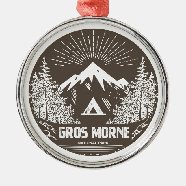 Gros Morne National Park Metal Ornament (Front)