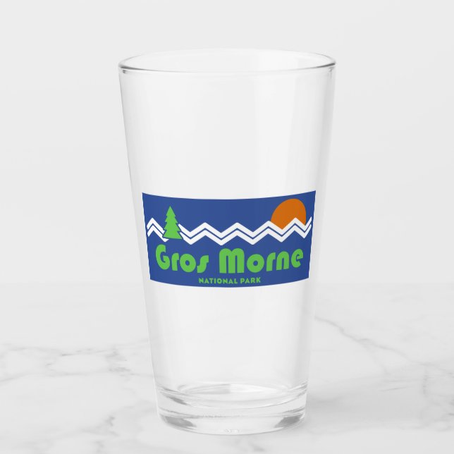 Gros Morne National Park Retro Glass (Front)