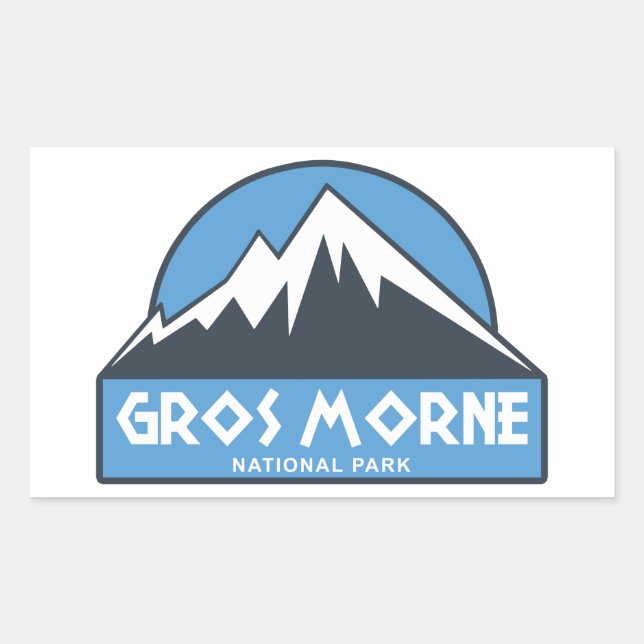 Gros Morne National Park Sticker (Front)