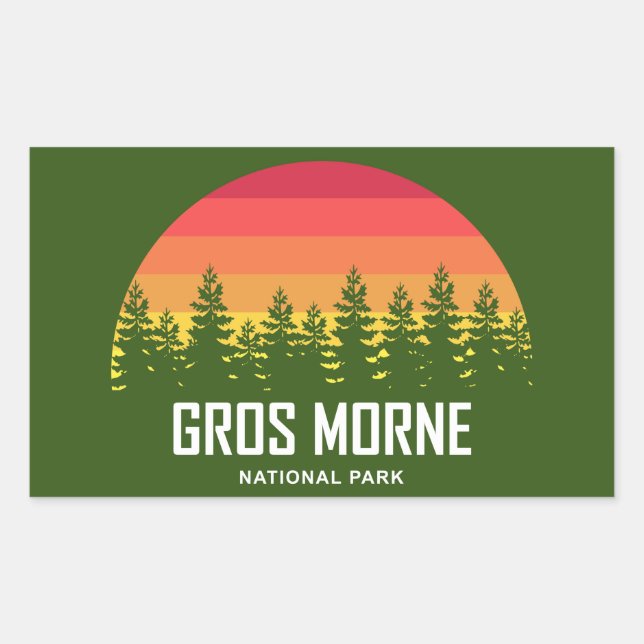 Gros Morne National Park Sticker (Front)