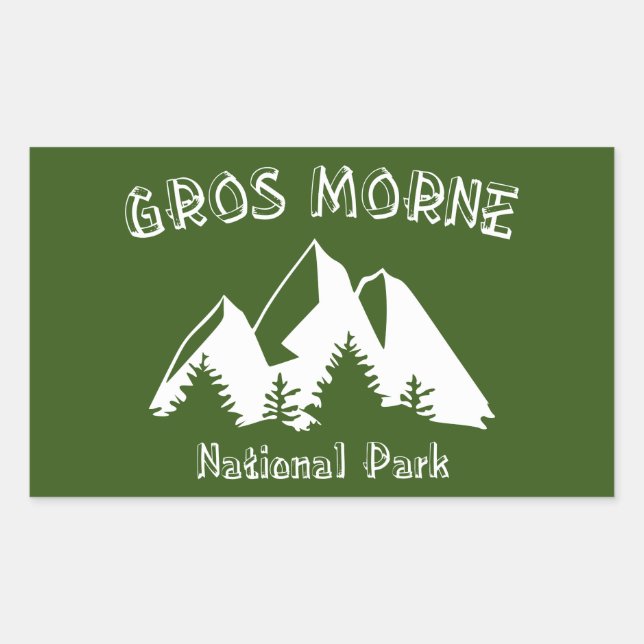 Gros Morne National Park Sticker (Front)