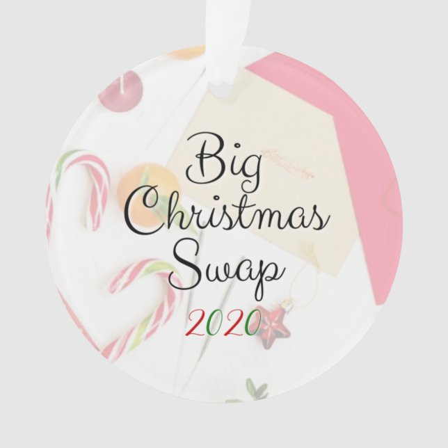 Gros ornement de Noël Swap 2020 (devant)