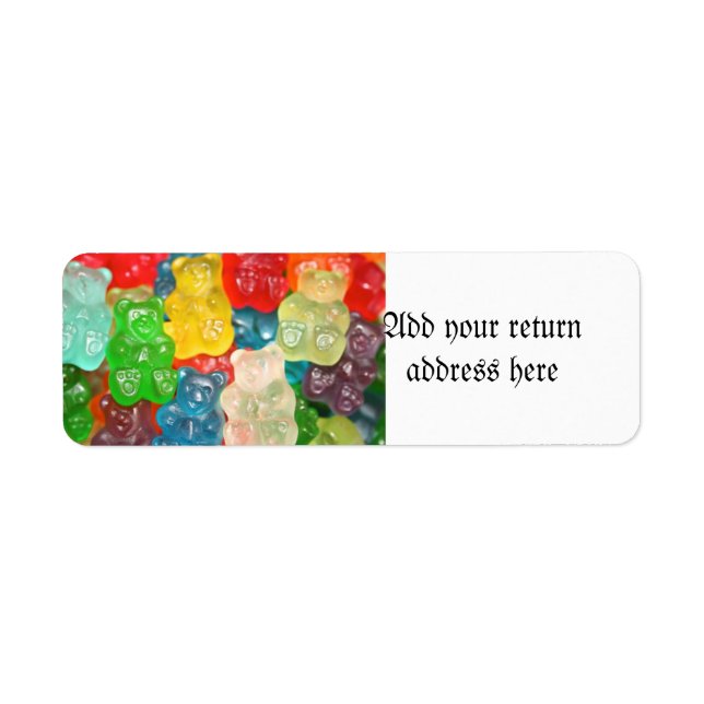 Gros ours gommeux motif pour grand & petit, bonbon (Devant)