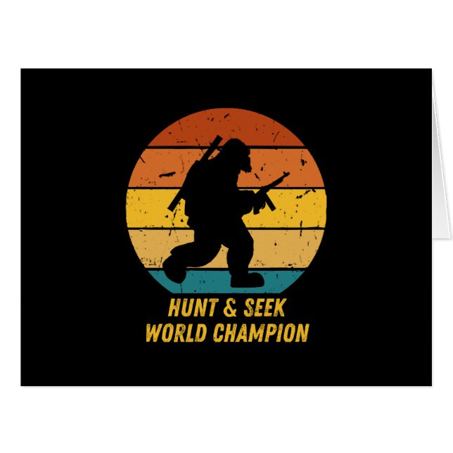 Gros pied Ne voulez pas se cacher et chercher de n (Devant horizontal)