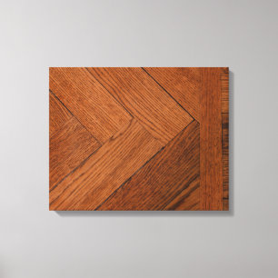 gros plan d'un parquet en bois sur toile