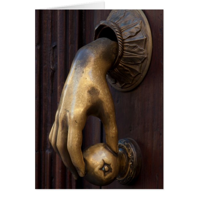Gros plan sur la porte de main, Mexique (Devant)