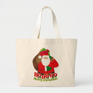 Gros sac de Noël "Ho Ho Ho Joyeux Noël"