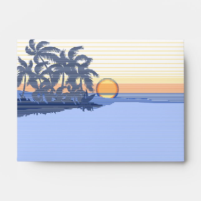 Gros Sunset Hawaiian Enveloppes fixes (Devant)
