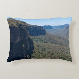 Grose Valley Landscape near Blackheath Accent Pillow
