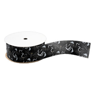 Grosgrain Ribbon-Halloween Bats Ribbon