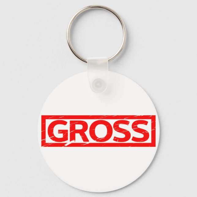 Gross Stamp Keychain (Front)