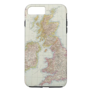 Grossbritannien, Irland - Map of UK, Ireland Case-Mate iPhone Case